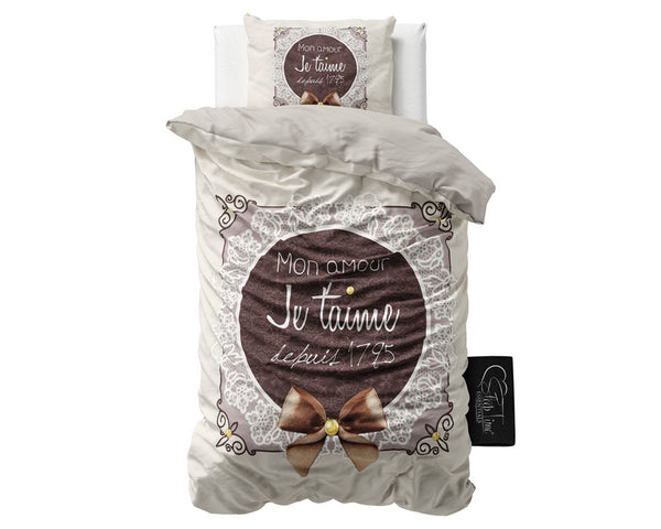 Posteljnina Je Taime - taupe siva