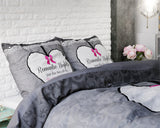 Posteljnina Romantic - siva