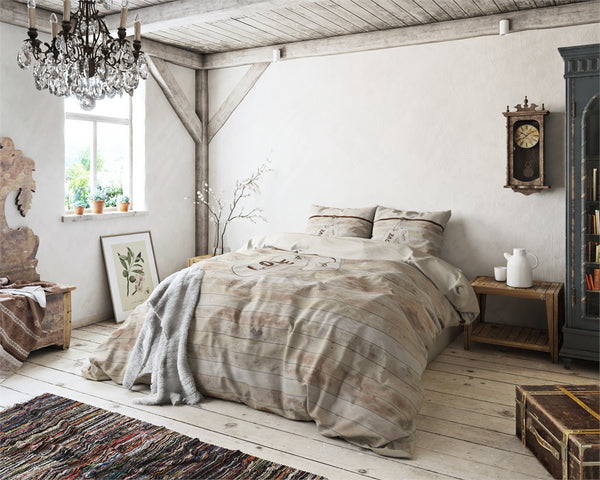 Posteljnina Cool Love - taupe (svetlo rjava)