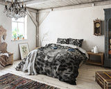 Posteljnina Cheetah Grey