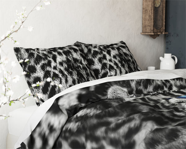 Posteljnina Cheetah Grey