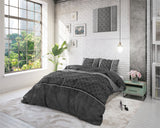 Posteljnina Luxury Barok 2 - antracitno siva