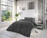 Posteljnina Luxury Barok 2 - antracitno siva