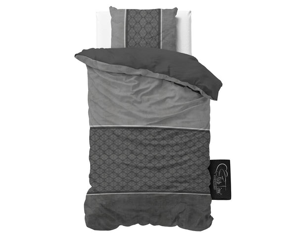 Posteljnina Luxury Barok 2 - antracitno siva