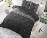 Posteljnina Luxury Barok 2 - antracitno siva