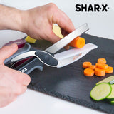 Nož - škarje z vgrajeno mini desko za rezanje Blade & Board