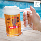 Vrček za Pivo Power Beer Mug