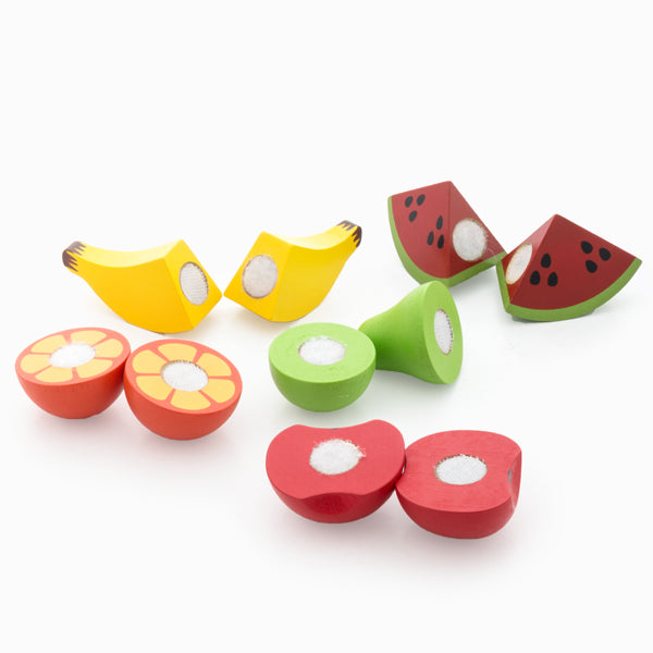 Poučna lesena igrača sadje (12 delov)