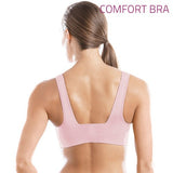 Comfort Bra – komplet treh športnih nedrčkov (roza, modra, vijolična)