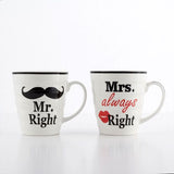 Skodelici Mr. Right & Mrs. Always Right