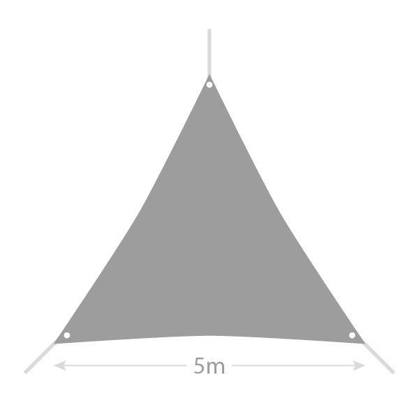 Senčno jadro v trikotni obliki (5m)